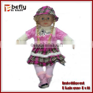 2014 new dialogue toy soft vinyl mini baby dolls