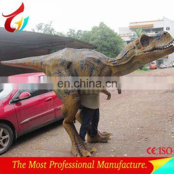 High quality lifelike dinosaur costume for decoration