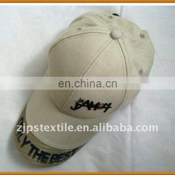 2011 coolest cream-colored 6 panels with embroidered eyelets 100% cotton baseball caps