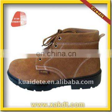 Industrial Suede leather used work boots FS-347