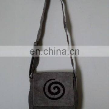 om peace spiral designs LEATHER BAGS MESSANGER