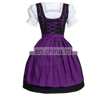 Custom Fashion Women Cotton Polyester Trachten Mini Dirndl (Munich Dress)