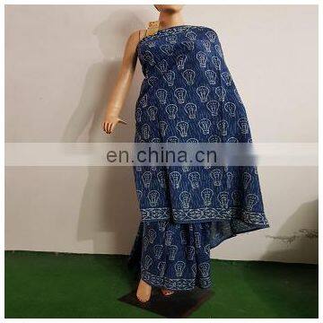 Indian Design Wholesale Hand Block Printed Saree photo-2