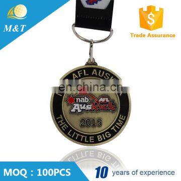 Heat Transfer Printing Custom Brass Die Struck Medal photo-2
