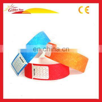 Promotional Items 1 Inch Printed Barcoe Paper Event Inkjet Printing Tyvek Wristband