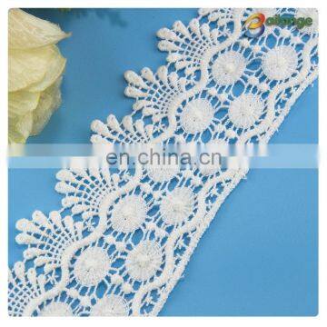 Colorful lace fabric for cloth Guangzhou fashion cotton ladies suits lace design