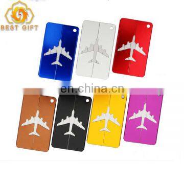 Favors Custom Aluminum Airplane Luggage Tag With Metal Wire photo-3