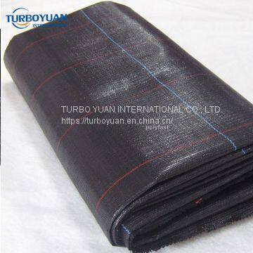 black PP woven fabric polypropylene ground cover net