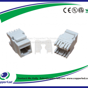UTP Cat.5e Keystone Jack 180 degree