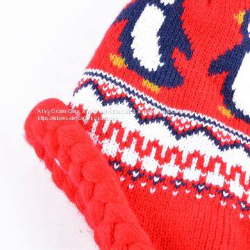 Wholesale Flat Embroidery Custom Knit Acrylic Beanie photo-5