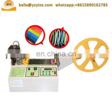Fabric Tape Satin Ribbon Cutter RVC Roll Webbing Cutting Machine photo-6