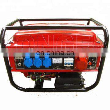 Europe Standard Craft 6.5HP 220V 380V Three Phase Gasoline Generator