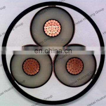 copper conductor 15kv xlpe power cable for marine