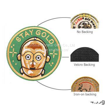 Round-shaped Applique Embroidered Iron Patch photo-3