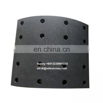 Heavy duty truck drum 16 holes brake shoe lining kit 19932