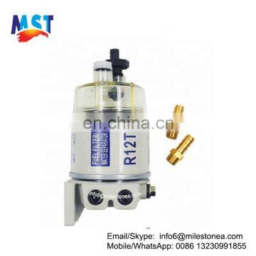 Water fuel separator r12t assy with bowl