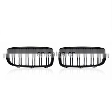 Twin FIns Front Kindey for BMW f30 Grille Grill color Gloss Black Grille For BMW F30 F31 2012 Up 3 Series 320i 328i 335i 335i