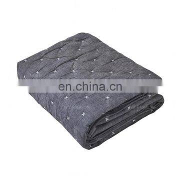 Packaging Customization Cotton Quilt Factory Cheap  Single Holder stone washed quilted bedspread bedding set