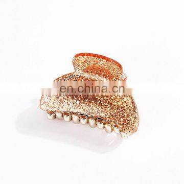 New Style Large Floral Acrylic Hair Clips Girls Hairpins Crab Claws Jaw Clamp Hair Jewelry for Women Banana Grips Slid photo-6