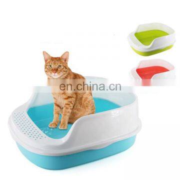 Wholesale plastic pet cat litter box toilet for cat