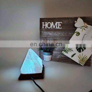 Himalayan Crystal Salt Rock USB Lamp LED Night Light