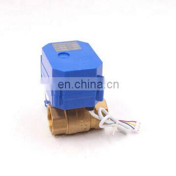 CWX-60P 6NM Orange Suppliers 2/3 Way Dn32 Brass Electric Ball Actuated Valve photo-2