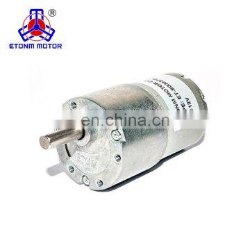 12v low price 37mm dc gear motor for BBQ machine