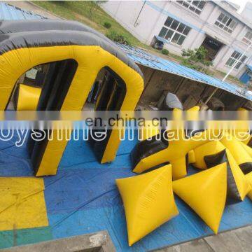 Cheap Inflatables Paintball Bunkers Obstacles Archery Used Laser Tag Inflatable X Air Bunker X X Paintball Brick Wall Bunker Set