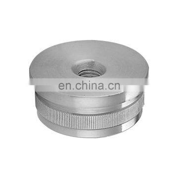 Factory 304 Casting Stainless Steel Pipe End Cap Threaded Baluster Fittings Tube End Caps photo-2