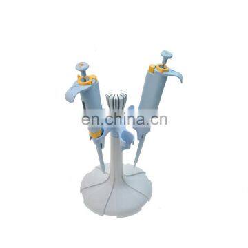 Adjustable Plastic Material Single Channel Round Holder Pipette Stand photo-2
