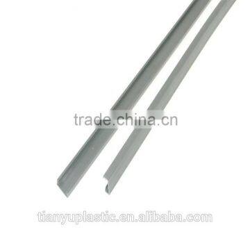 pvc plastic label data strip u channel u profile