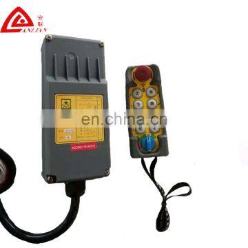 waterproof remote control hoist crane pendant control XJ series double speed push button switch