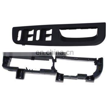 For VW Passat MK4 Set of 2 Front Left Switch Bezel Handle Trim Bracket Black