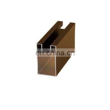 China aluminum supplier customize special 60063 t5 glass aluminum profile for balcones