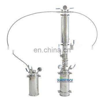 LLB Bidirectional Extraction Machine Bho Butane Closed Loop Extractor With Non Jacketed Splatter Platter