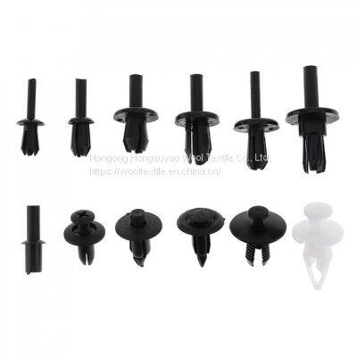 HE09 350PCS Black Car Universal Bumper Fixed Clamp Push Type Fasteners photo-3