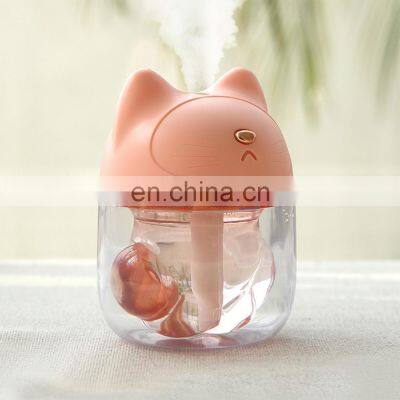Mini Portable Diffuser  Cool Mist Air Humidifier Mist Maker with colorful Night Lighting