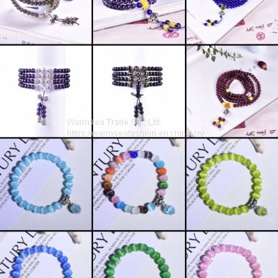 fashion girls ladies short and long beaded bracelets