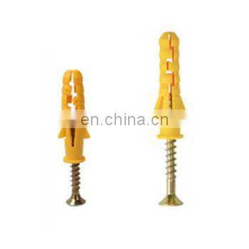 Iron Material various expanded nail With Screw Colored Pe Expand Nails,Plastic Screw,Plastic Plug