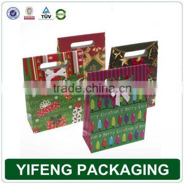 Eco-friendly Custom Logo Printed Decorative Christmas Gift Paper Bag photo-2