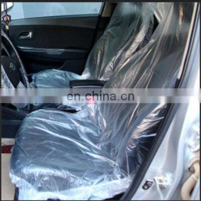 Fashion PE Disposable Plastic Car Seat Cover For Used Cars Sale Protective Cover