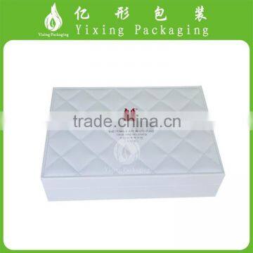 High Elegant Leather Cosmetic Large Mini MDF Makeup Boxes Professional