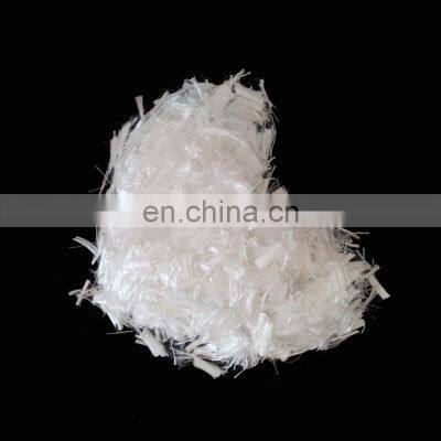 Junchi 100% virgin pp extruded raw white pp concrete fiber