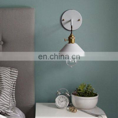Hot Sale Macron Metal Wall Lamp Colorful Shade LED Decorative Wall Lighting For Home