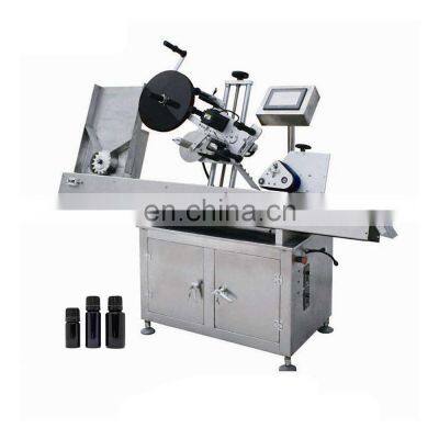 full automatic mini round  plastic bottle labeling machine for circular bottle Horizontal Way Vials Labeling Machines