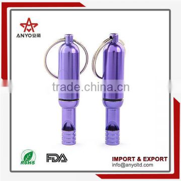 Cheap fine quality hot sale china supplier whistle with keyring