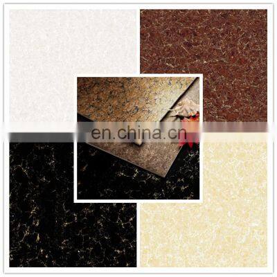 Black Golden Line Nano Polished Double Loading Porcelain Ceramic Floor Tile J6P05 photo-2