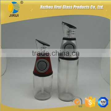 500ml Round Shape Clear Glass Oil and Vinegar Dispenser