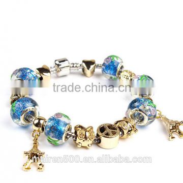 Fashion bracelet wholesale european bead snake chain bracelet jewelry