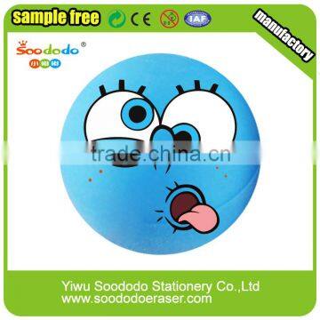 character molded color changing printed eraser printing eraser